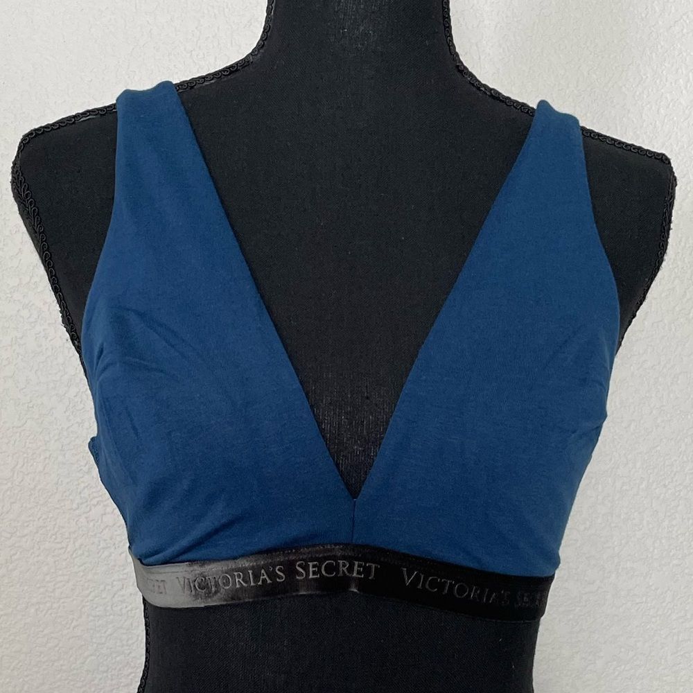NWT Victoria’s Secret Cotton Wireless Lounge Bra - Picture 1 of 14